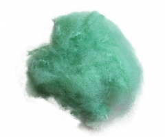 有光毛紡專(zhuān)用滌綸短纖維（綠低 ）